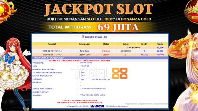 Bukti jackpot Togel88 #136