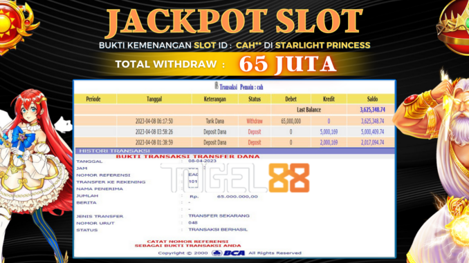 Bukti jackpot Togel88 #74