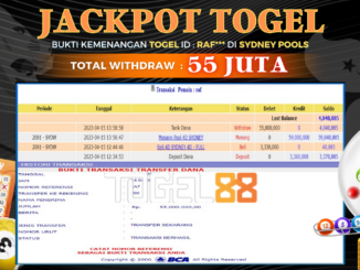 Bukti jackpot Togel88 #98