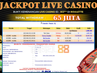 Bukti jackpot Togel88 #268