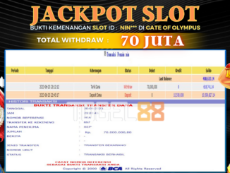 Bukti jackpot Togel88 #260