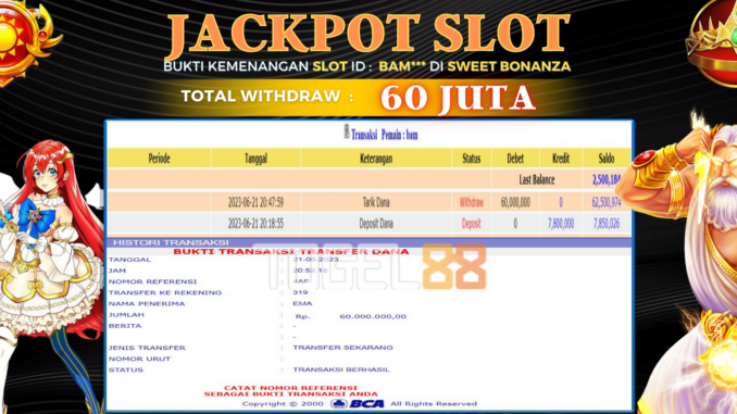 Bukti jackpot Togel88 #263