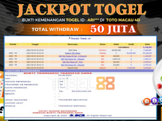 Bukti jackpot Togel88 #220