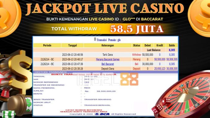 Bukti jackpot Togel88 #248