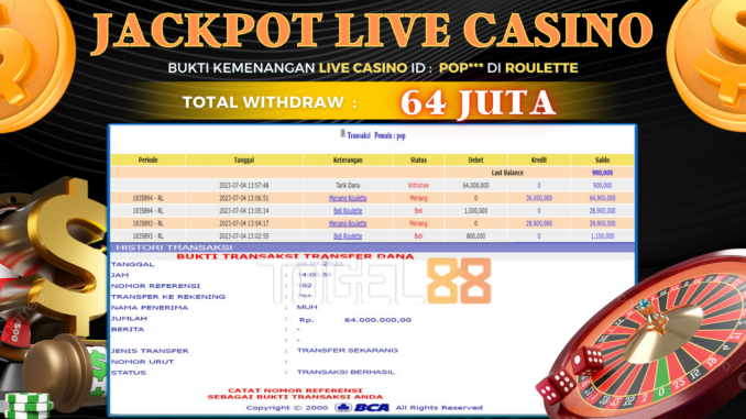 Bukti jackpot Togel88 #282