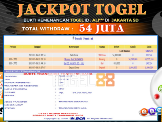 Bukti jackpot Togel88 #283