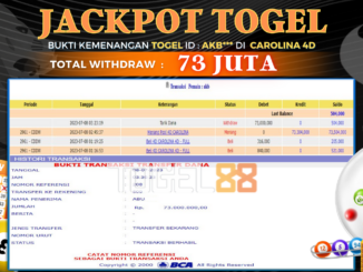 Bukti jackpot Togel88 #287