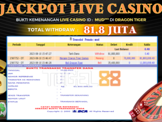 Bukti jackpot Togel88 #380