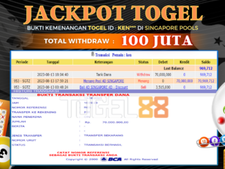 Bukti jackpot Togel88 #389