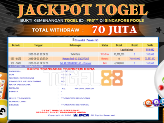 Bukti jackpot Togel88 #361