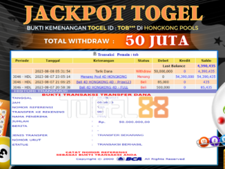 Bukti jackpot Togel88 #373