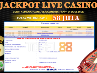 Bukti jackpot Togel88 #403