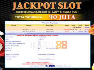 Bukti jackpot Togel88 #428