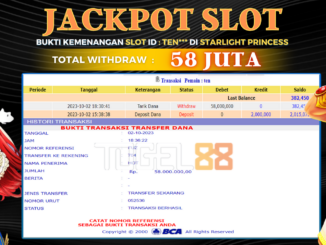 Bukti jackpot Togel88 #487