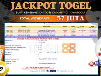 Bukti jackpot Togel88 #484