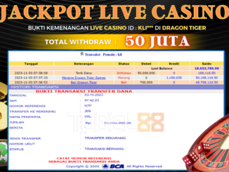 Bukti jackpot Togel88 #498