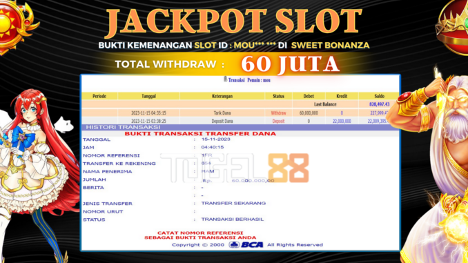 Bukti jackpot Togel88 #481