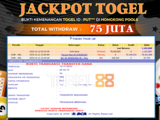 Bukti jackpot Togel88 #471