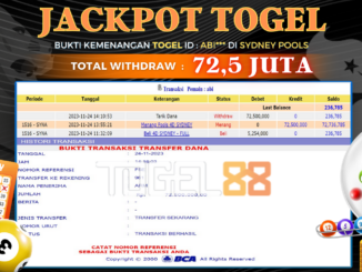 Bukti jackpot Togel88 #503