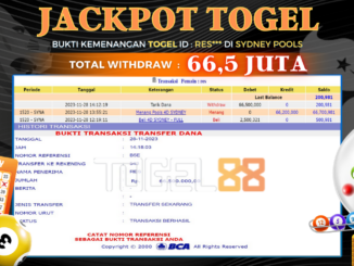 Bukti jackpot Togel88 #513