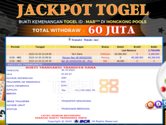 Bukti jackpot Togel88 #495