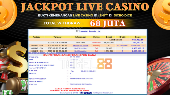 BUKTI JP TOGEL88 #585