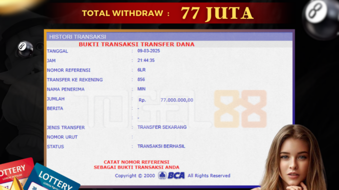 TG88 BUKTI JP SIANG