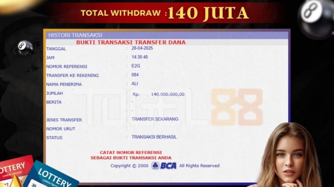 TG88 BUKTI JP SIANG