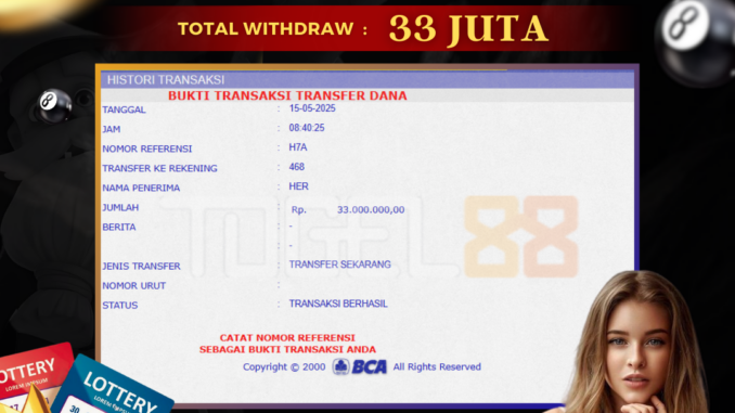 TG88 BUKTI JP PAGI