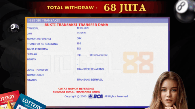 TG88 BUKTI JP PAGI