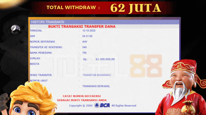 TG88 BUKTI JP PAGI